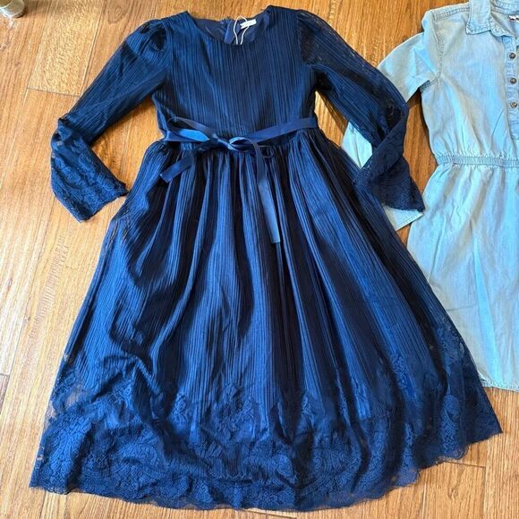 Girls size 10-12 dress bundle midi denim - Picture 7 of 9